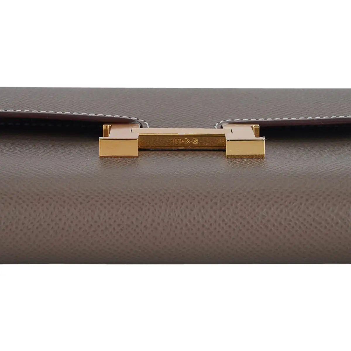 Constance Long Wallet Epsom with Gold Hardware
