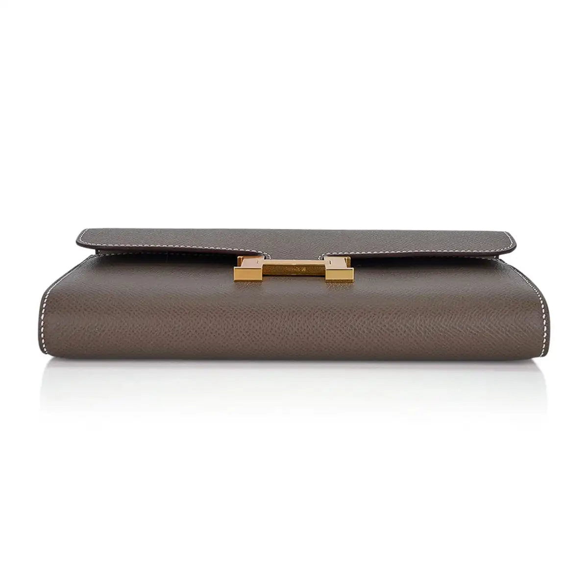 Constance Long Wallet Epsom with Gold Hardware