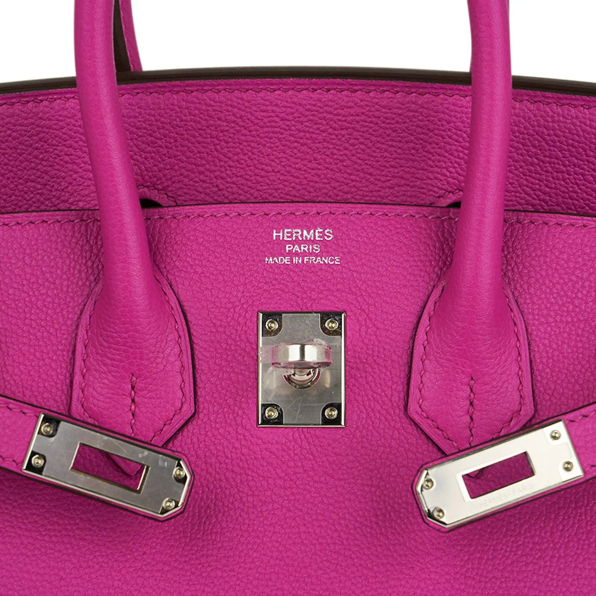 Birkin 25 Bag Magnolia Togo Leather with Palladium Hardware