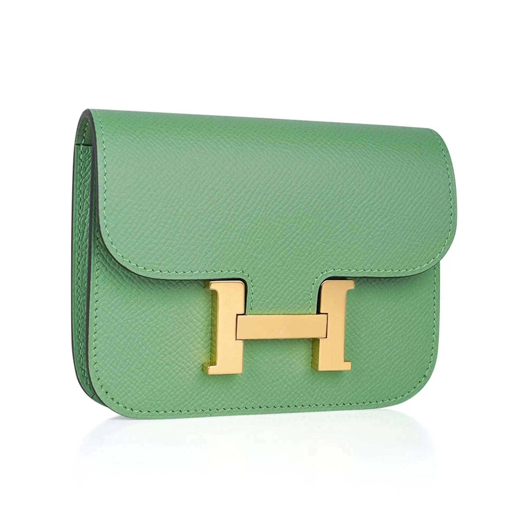 Constance Slim Wallet Waist Belt Bag Gold Hardware