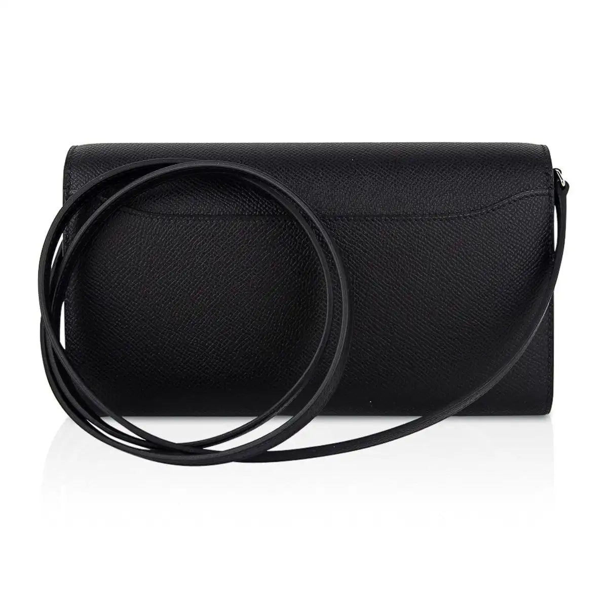 Constance Long Wallet Black Epsom with Palladium Hardware