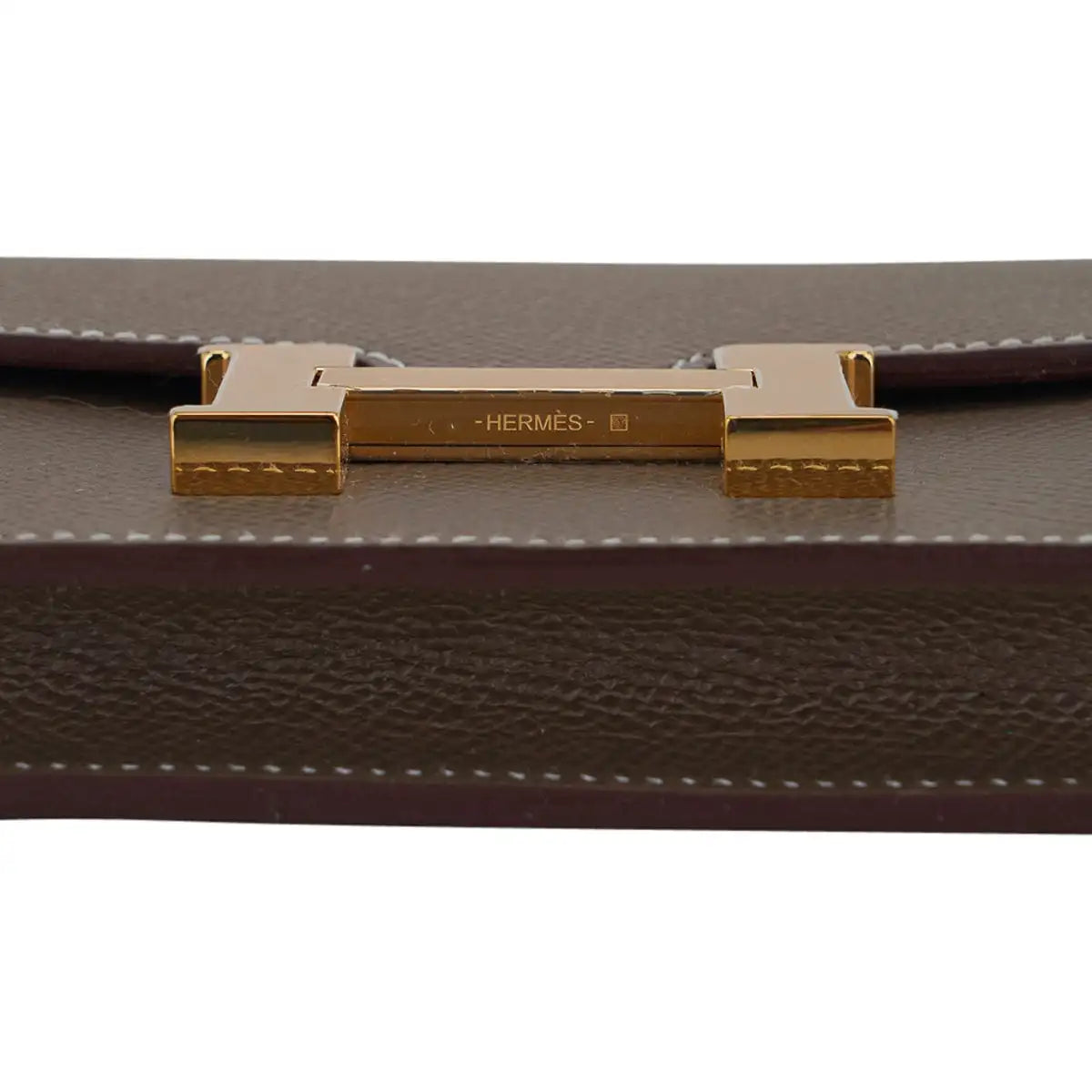 Constance Slim Wallet Epsom Leather with Gold Hardware