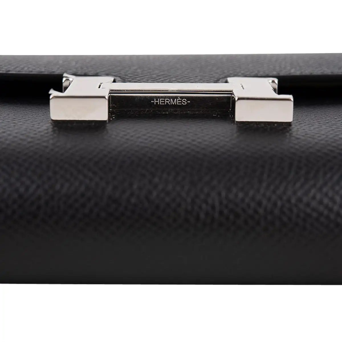 Constance Long Wallet Black Epsom with Palladium Hardware