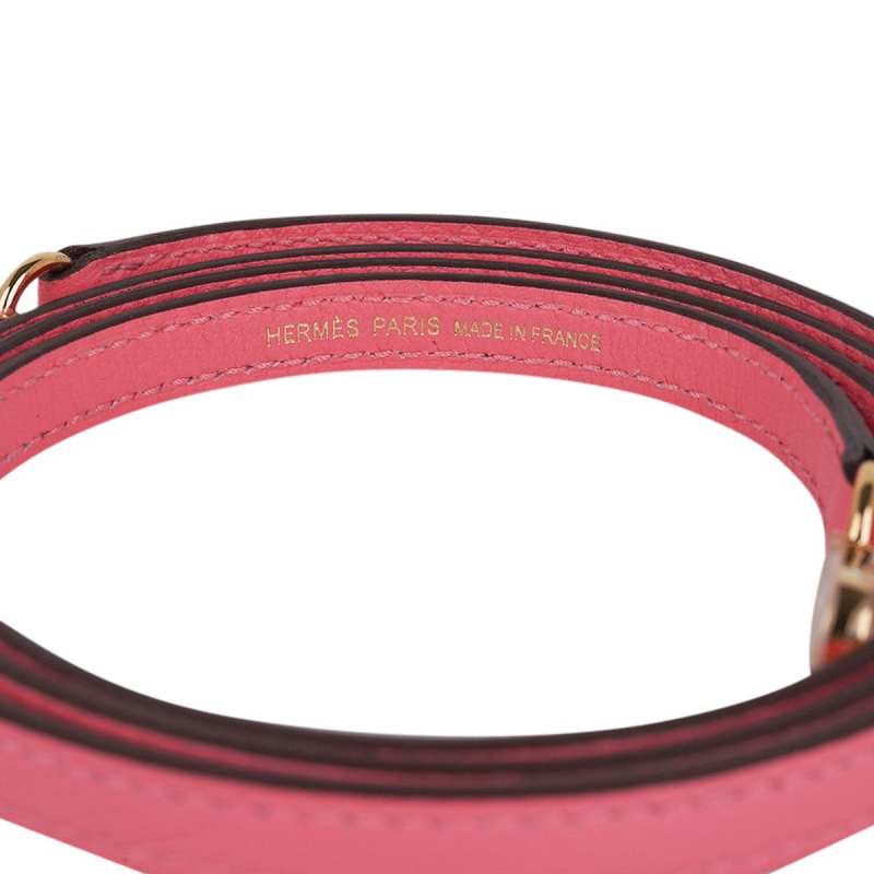 Bolide 1923 Mini 25 Bag Rose Azalee Evercolor Leather Gold Hardware