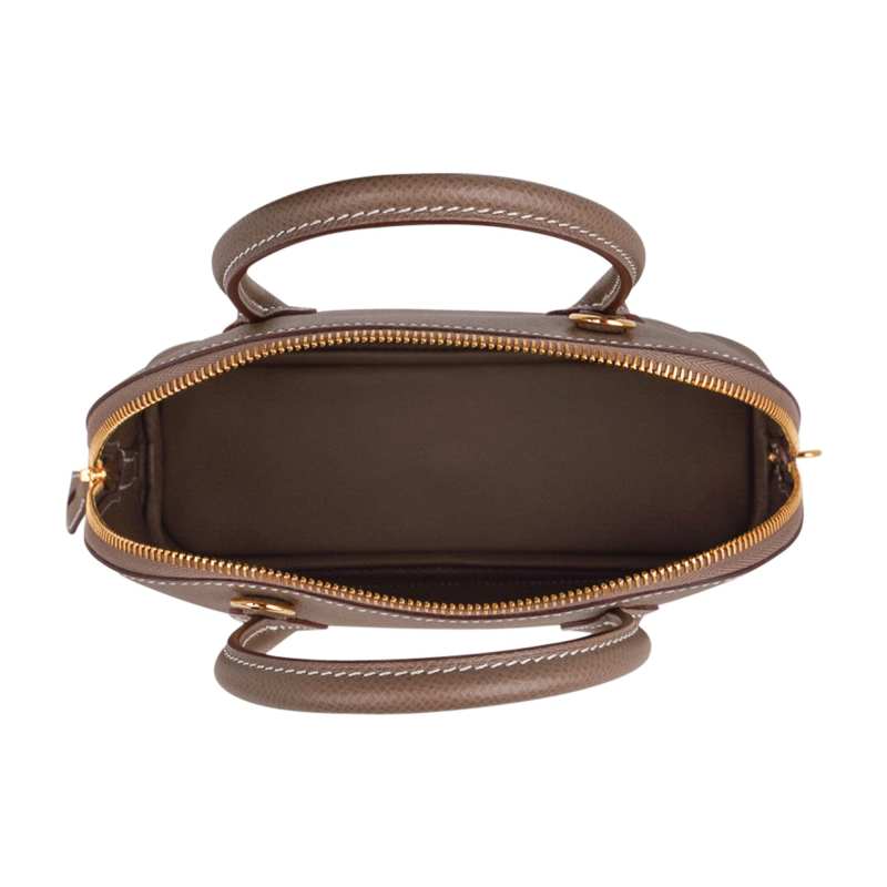 Bolide 1923 Mini 25 Bag Etoupe Gold Hardware Epsom Leather