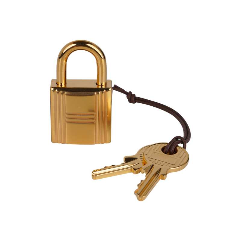Lock 18 Bag Vert Cypress Gold Hardware Clemence Leather