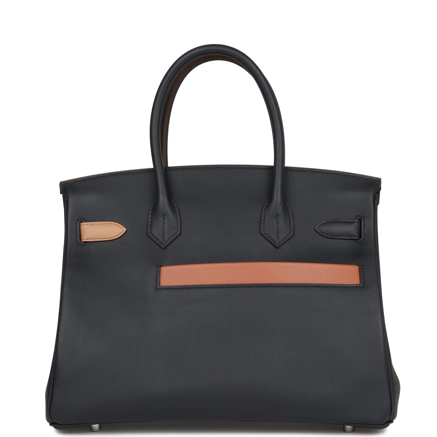 Colormatic Birkin 30 Caban, Black and Chai Swift Palladium Hardware