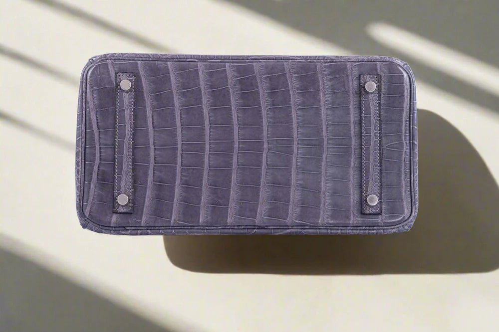 BIRKIN 30 GRIS PARIS MATTE ALLIGATOR WITH PALLADIUM HARDWARE