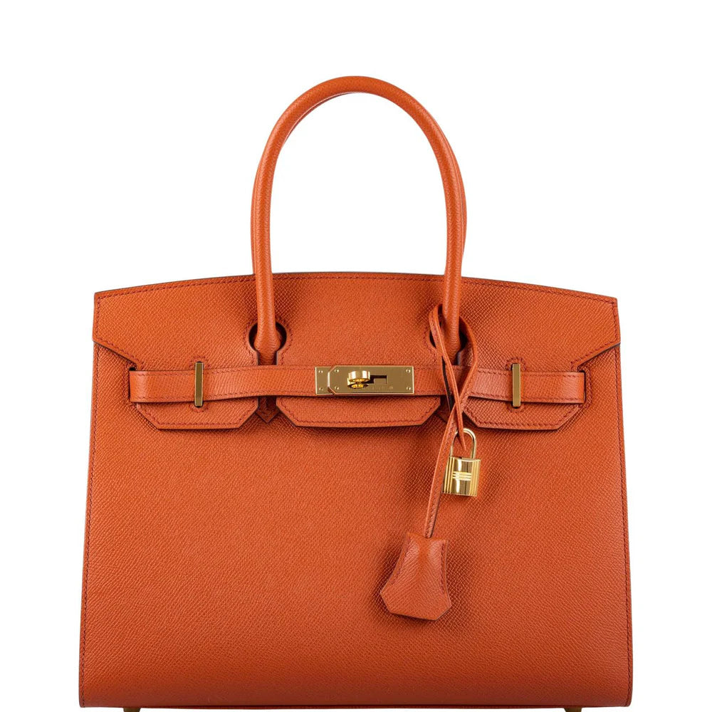 BIRKIN 30 SELLIER TERRE BATTUE EPSOM LEATHER GOLD HARDWARE