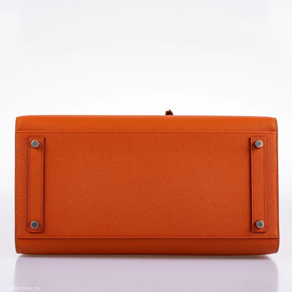 BIRKIN 35 SELLIER "SUNRISE" RAINBOW EPSOM PALLADIUM HARDWARE