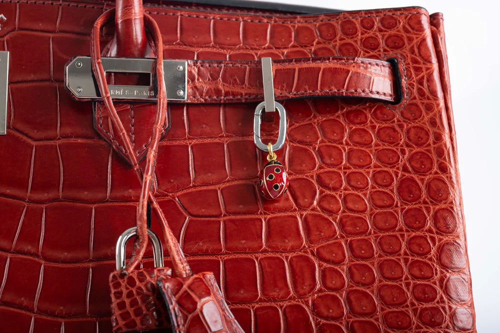 BIRKIN 40 ROUGE H MATTE POROSUS CROCODILE WITH PALLADIUM HARDWARE
