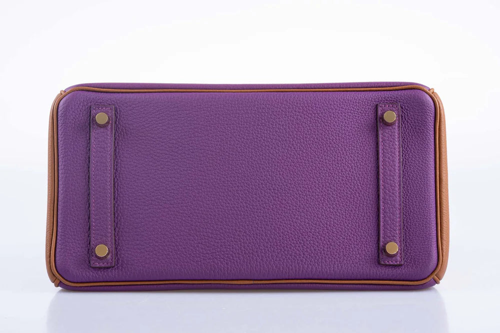 HSS BIRKIN 30 ANEMONE AND GOLD TOGO WITH GOLD HARDWARE