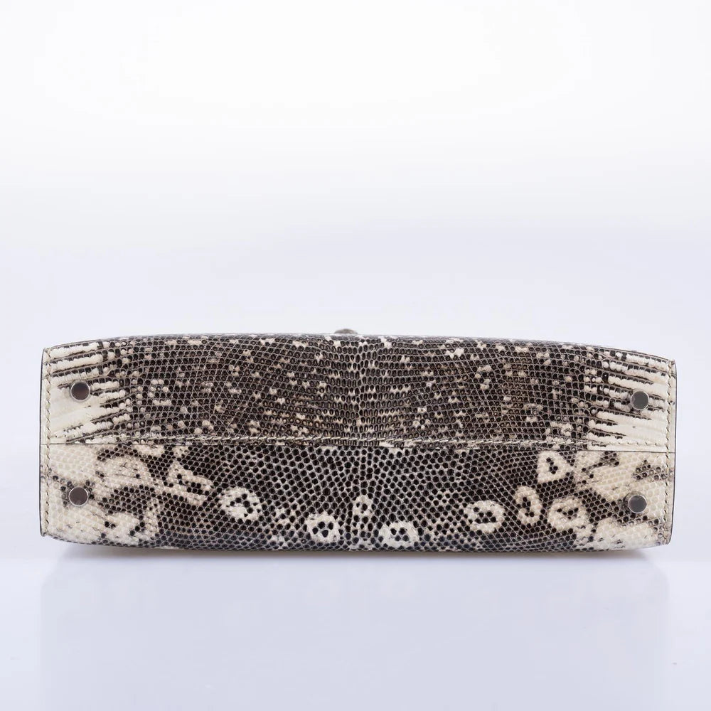 KELLY 20 MINI II SELLIER OMBRÉ LIZARD WITH PALLADIUM HARDWARE