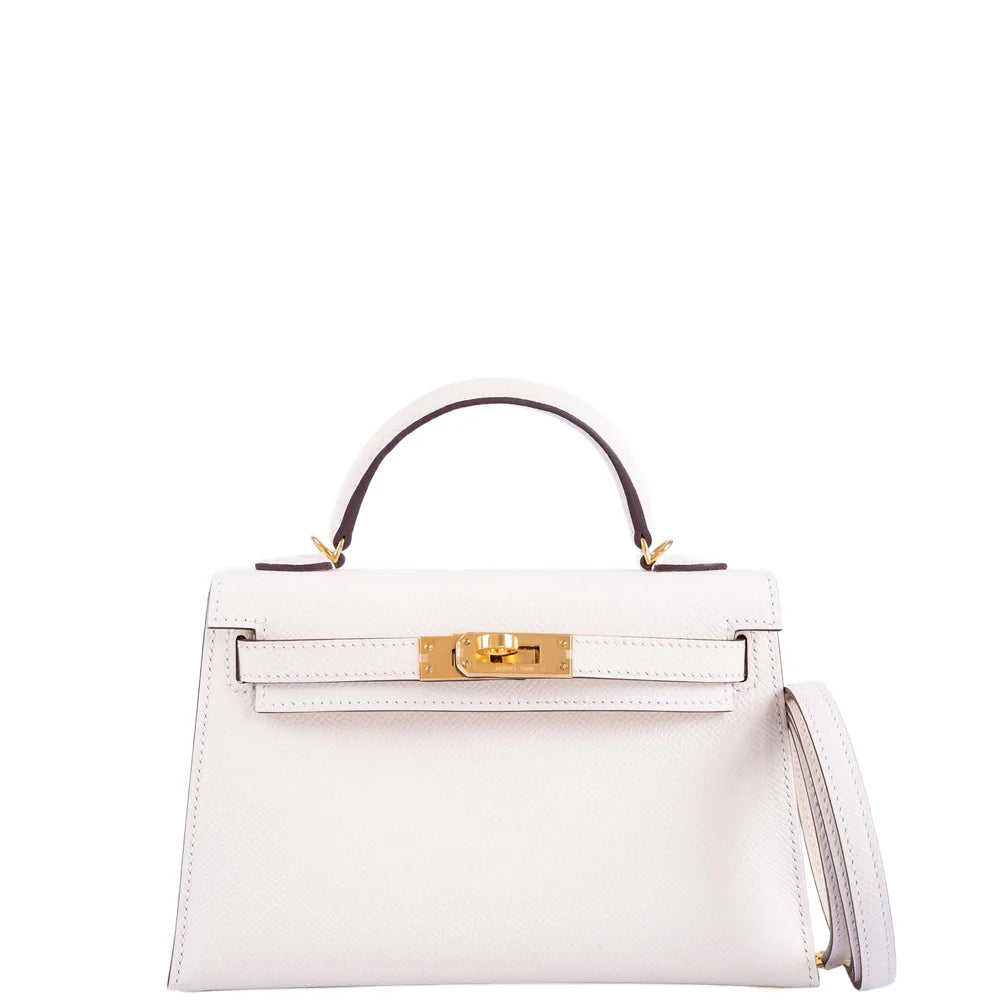 KELLY 20 MINI SELLIER NATA EPSOM GOLD HARDWARE