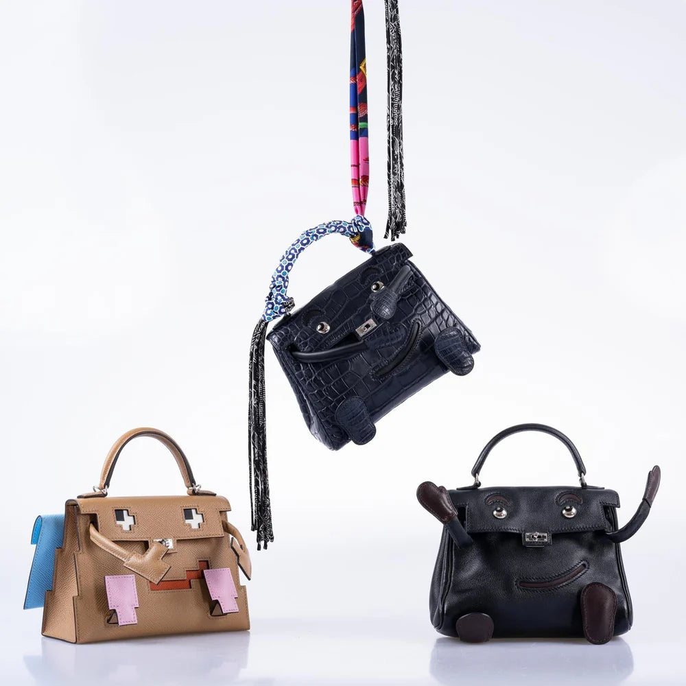 PICTO KELLY DOLL QUELLE IDOLE CHAI, MAUVE SYLVESTRE, BLEU CELESTE AND TERRE BATTUE EPSOM PALLADIUM HARDWARE