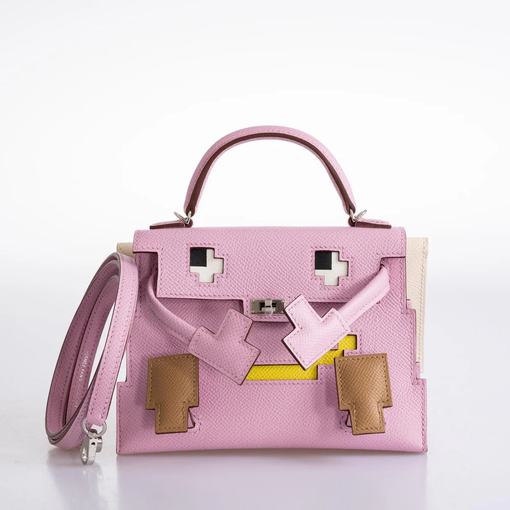 PICTO KELLY DOLL QUELLE IDOLE MAUVE SYLVESTRE, LIME, NATA AND CHAI EPSOM PALLADIUM HARDWARE