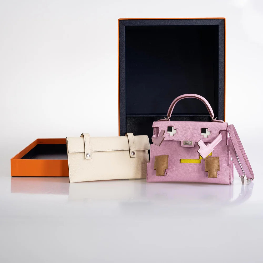 PICTO KELLY DOLL QUELLE IDOLE MAUVE SYLVESTRE, LIME, NATA AND CHAI EPSOM PALLADIUM HARDWARE