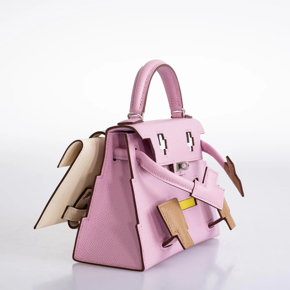 PICTO KELLY DOLL QUELLE IDOLE MAUVE SYLVESTRE, LIME, NATA AND CHAI EPSOM PALLADIUM HARDWARE