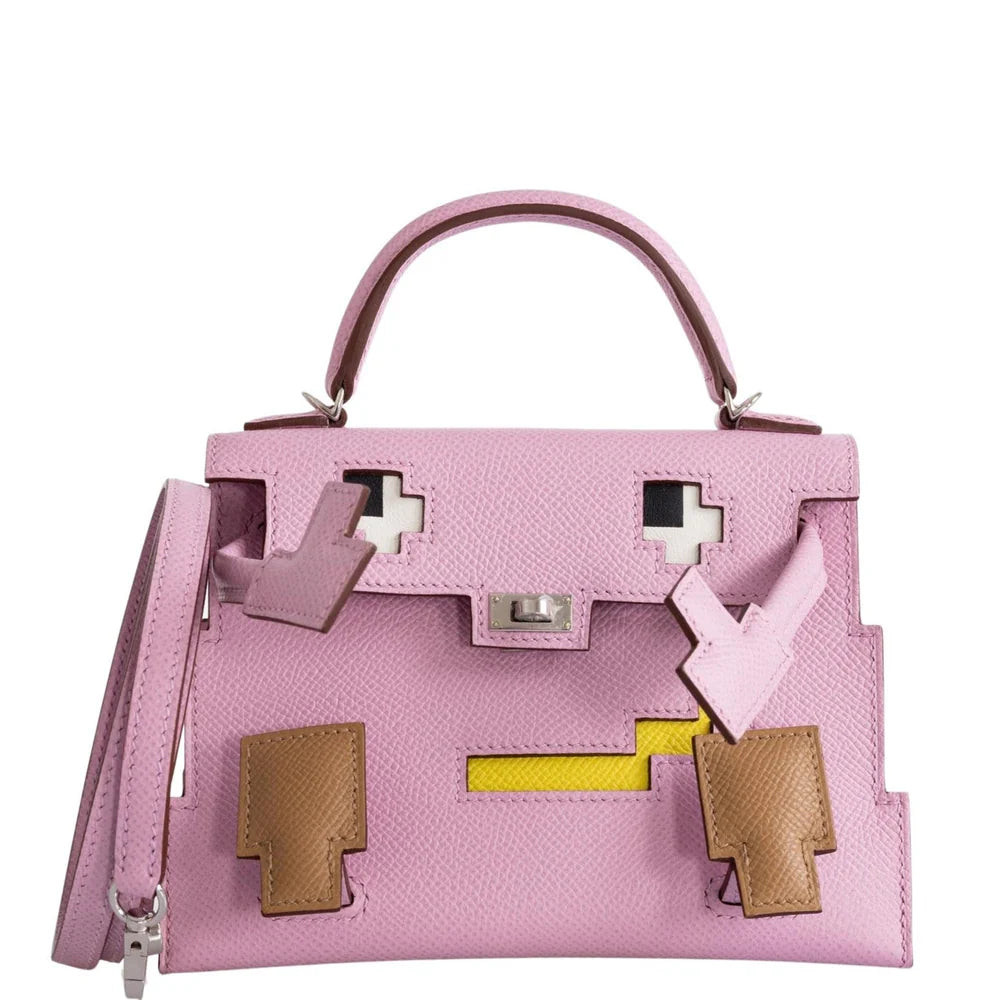 PICTO KELLY DOLL QUELLE IDOLE MAUVE SYLVESTRE, LIME, NATA AND CHAI EPSOM PALLADIUM HARDWARE