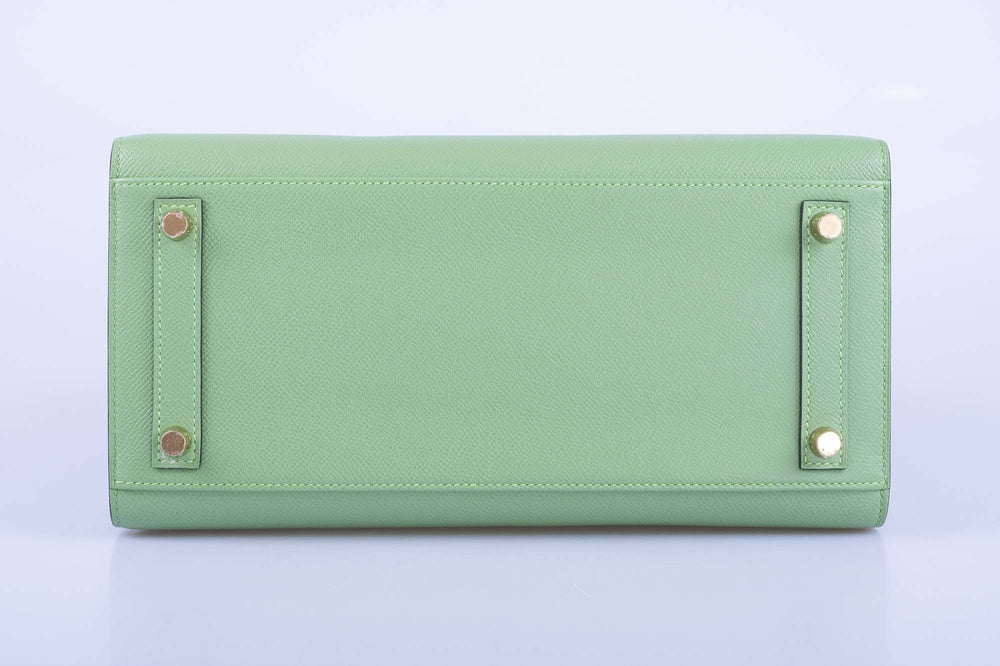 SELLIER BIRKIN 30 VERT CRIQUET EPSOM GOLD HARDWARE