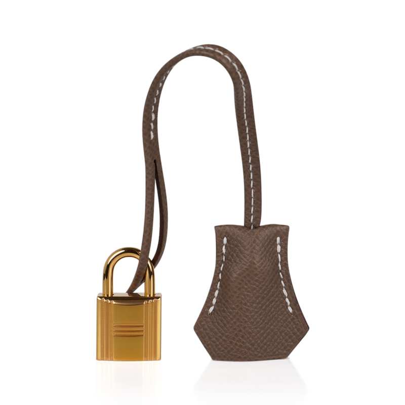 Bolide 1923 Mini 25 Bag Etoupe Gold Hardware Epsom Leather
