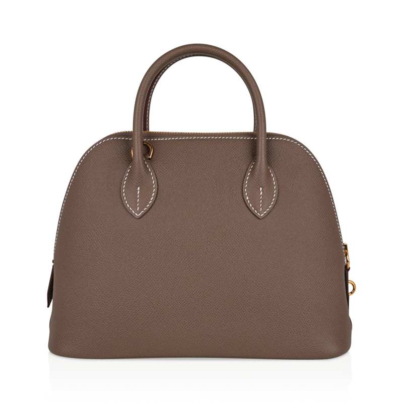 Bolide 1923 Mini 25 Bag Etoupe Gold Hardware Epsom Leather