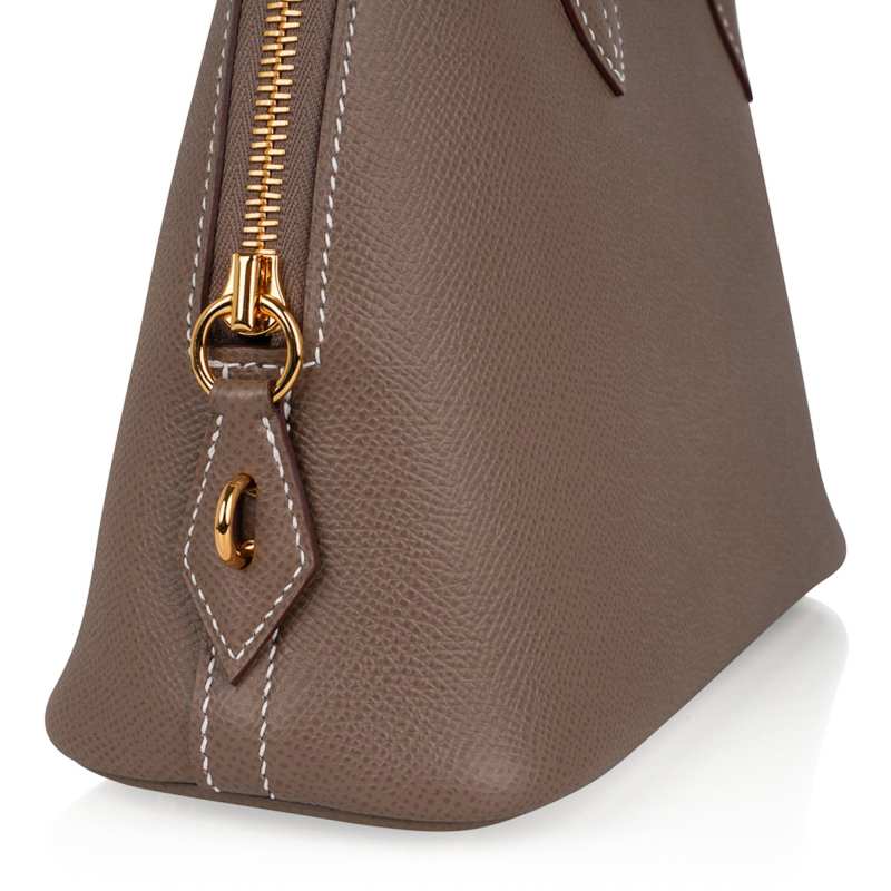 Bolide 1923 Mini 25 Bag Etoupe Gold Hardware Epsom Leather
