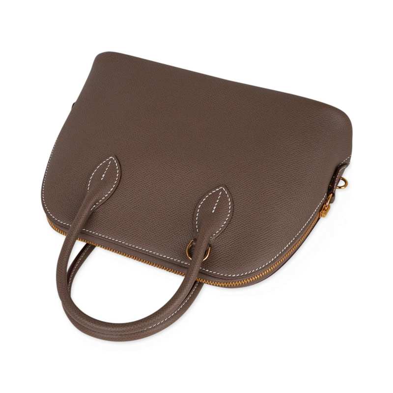 Bolide 1923 Mini 25 Bag Etoupe Gold Hardware Epsom Leather