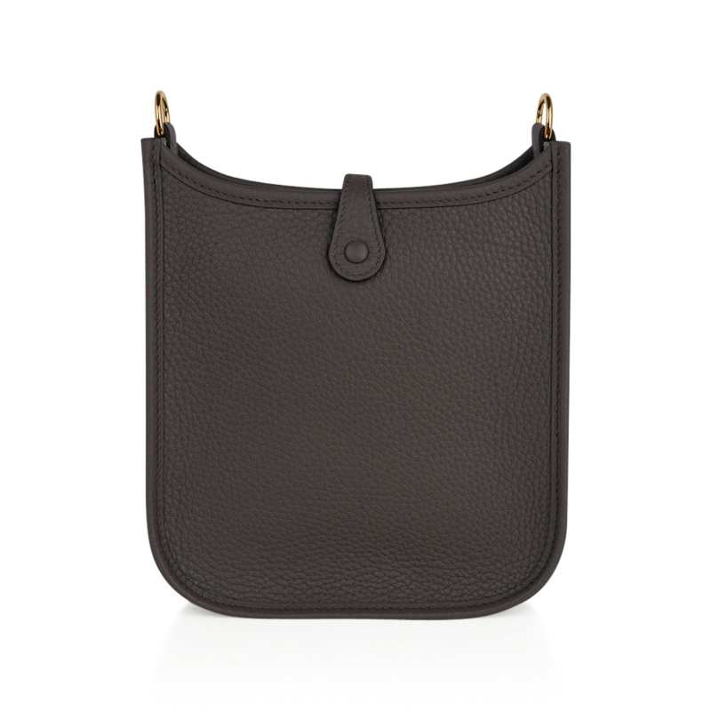 Mini Evelyne TPM Bag Etain Clemence Leather with Gold Hardware