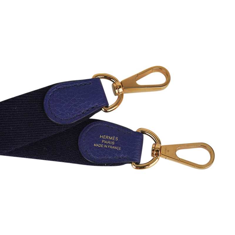 Mini Evelyne III TPM Bag Blue Sapphire & Blue Indigo with Clemence Leather with Gold Hardware