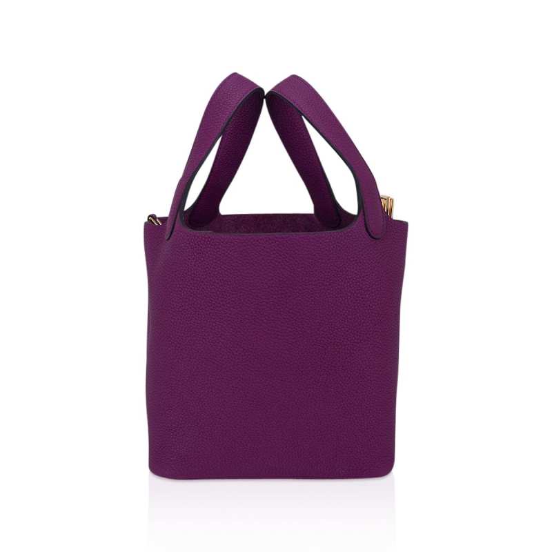 Lock 18 Bag Anemone Gold Hardware Clemence Leather