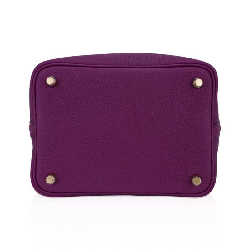 Lock 18 Bag Anemone Gold Hardware Clemence Leather