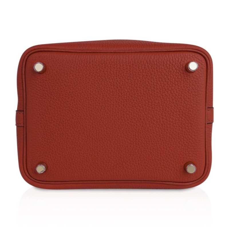 Lock 18 Bag Cuivre Gold Hardware Clemence Leather