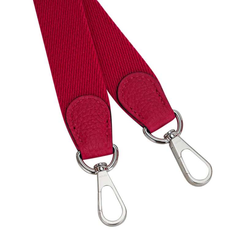 Mini Evelyne III TPM Bag Framboise Clemence Leather with Palladium Hardware