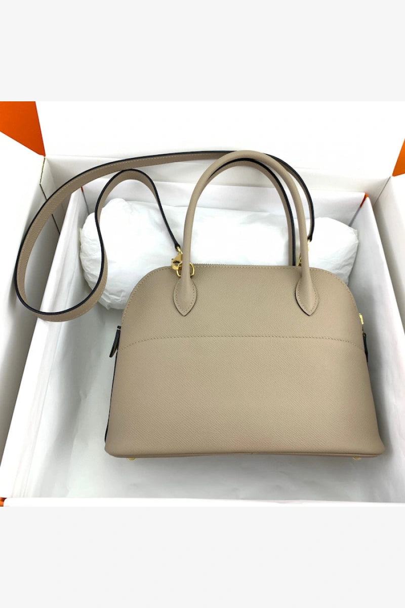 Bolide 27 31 Bag in Epsom Leather Gris Tourterelle