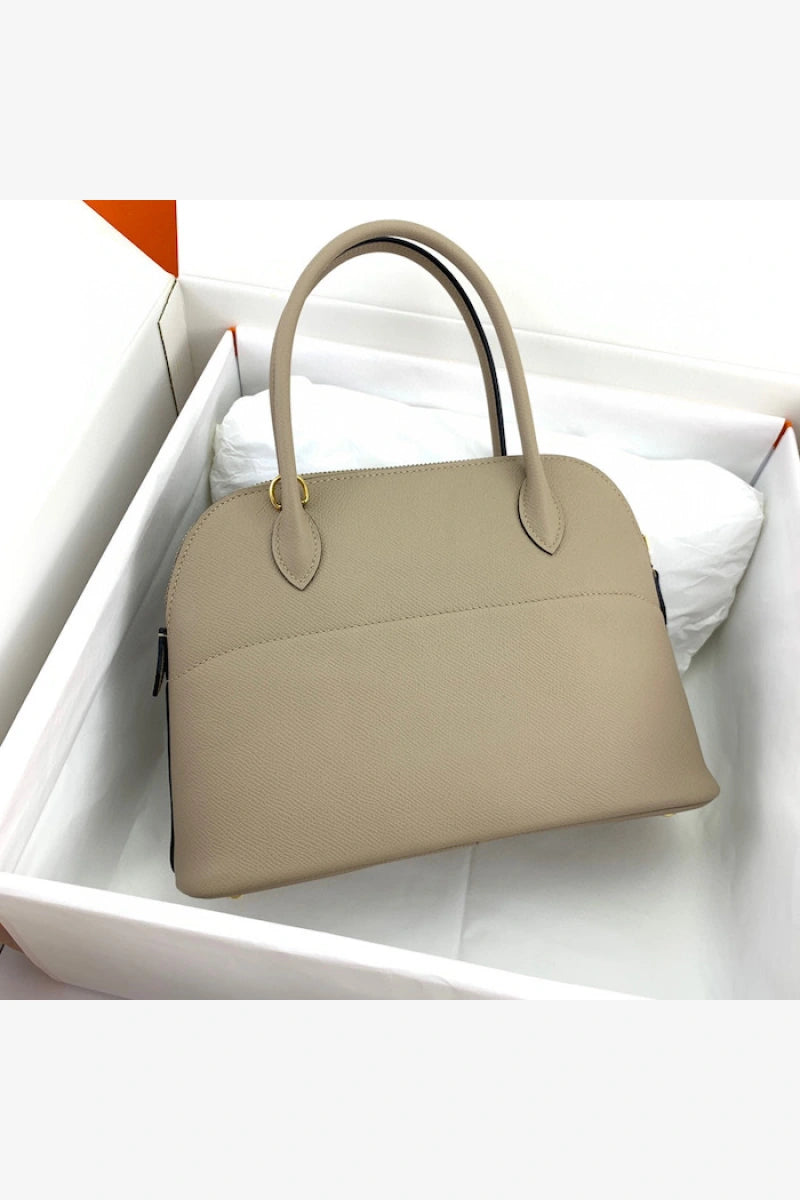 Bolide 27 31 Bag in Epsom Leather Gris Tourterelle