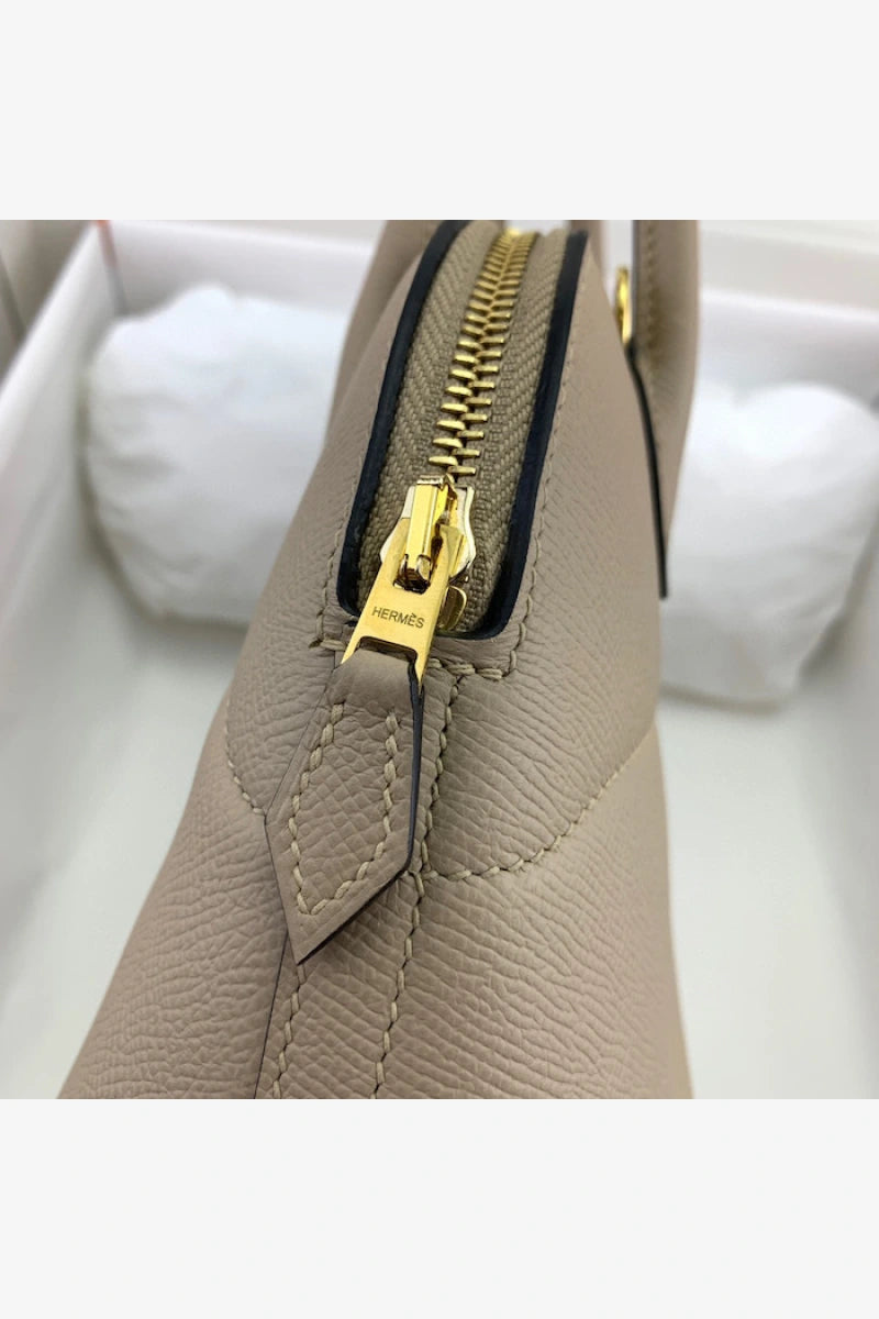 Bolide 27 31 Bag in Epsom Leather Gris Tourterelle