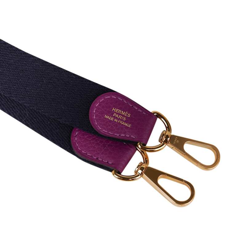 Mini Evelyne III TPM Bag Anemone Maurice Leather with Gold Hardware