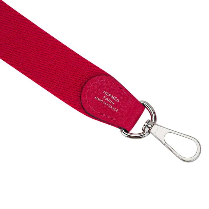 Mini Evelyne III TPM Bag Framboise Clemence Leather with Palladium Hardware