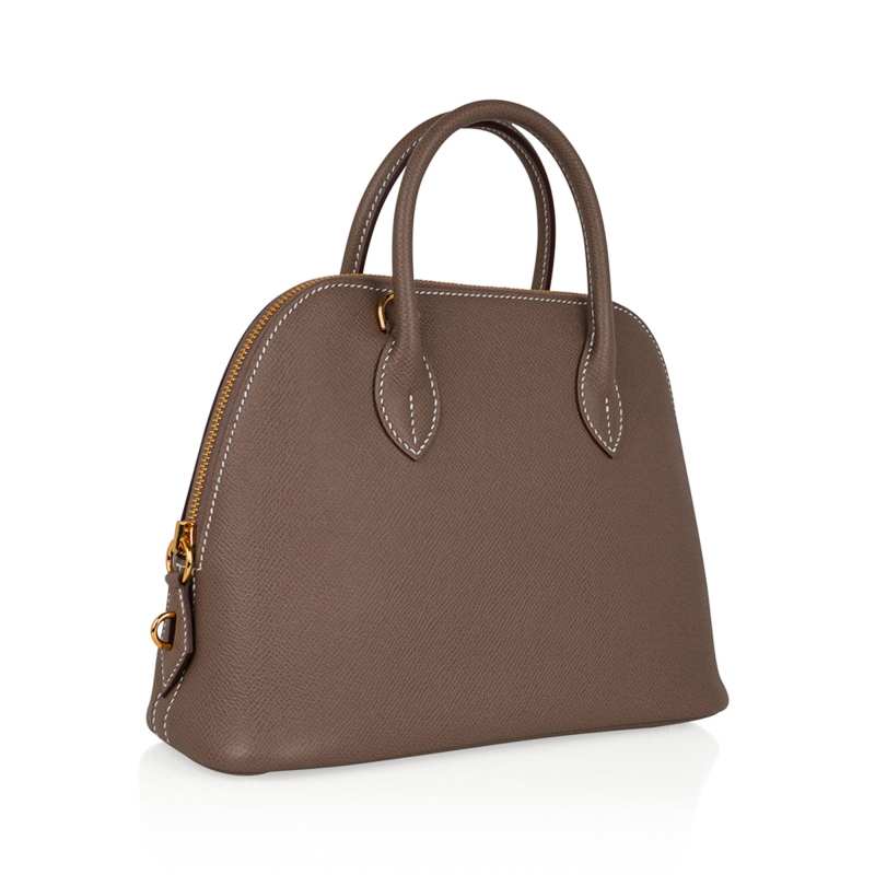 Bolide 1923 Mini 25 Bag Etoupe Gold Hardware Epsom Leather
