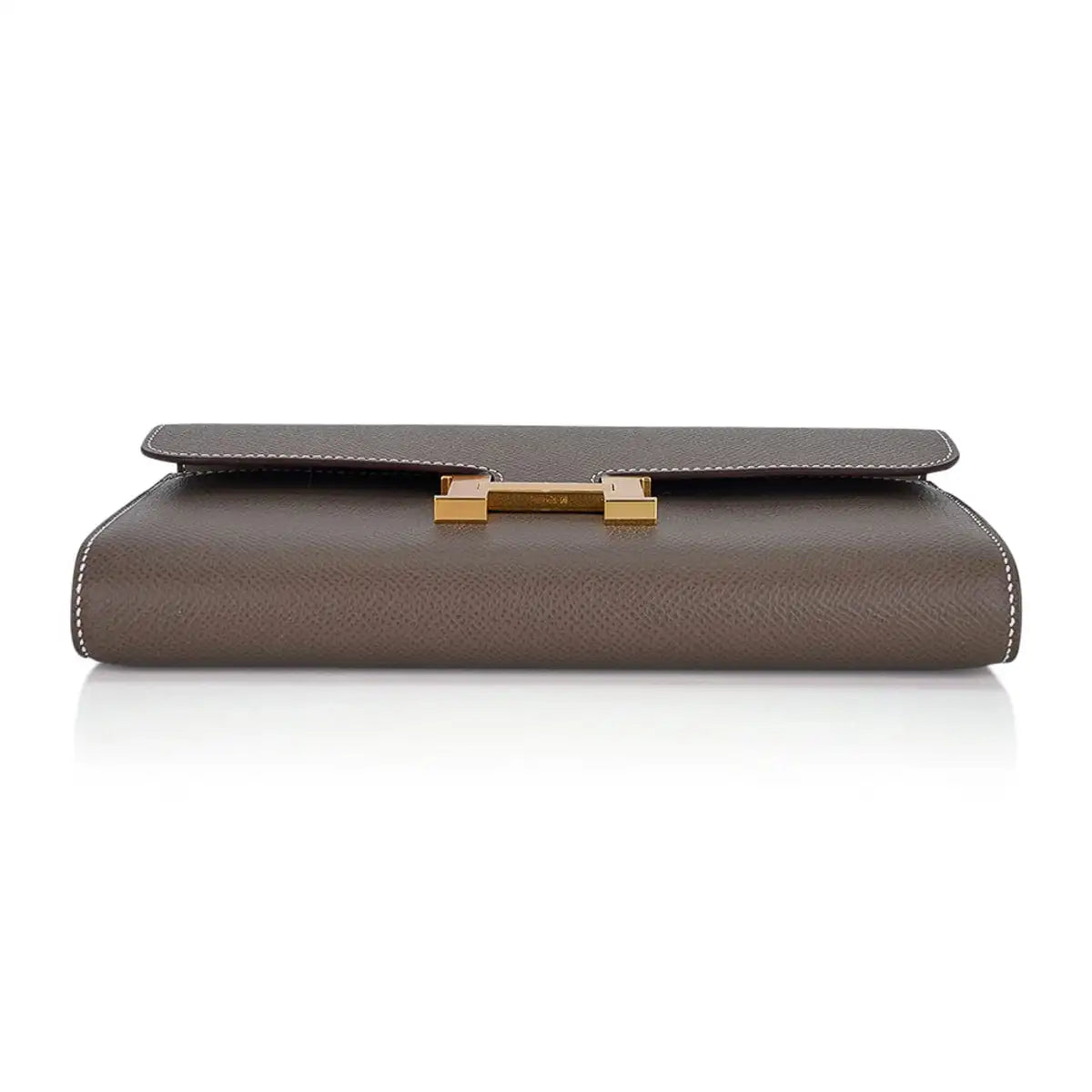 Hermes Constance Long  Wallet  Epsom with Gold Hardware