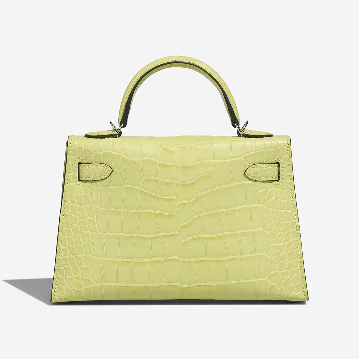 Hermès Kelly Mini Matte Alligator Jaune Bourgeon