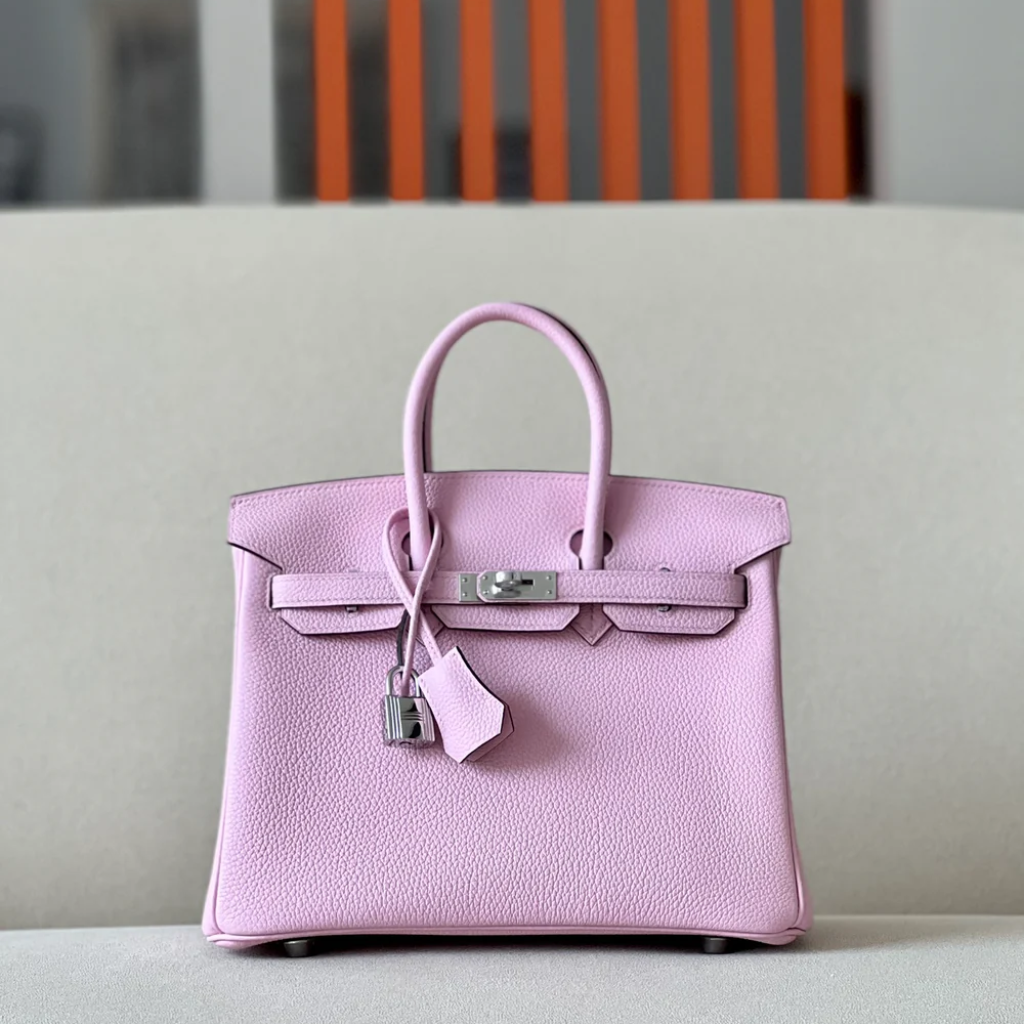 Pink Hermès Birkin Handbag with TOGO Leather
