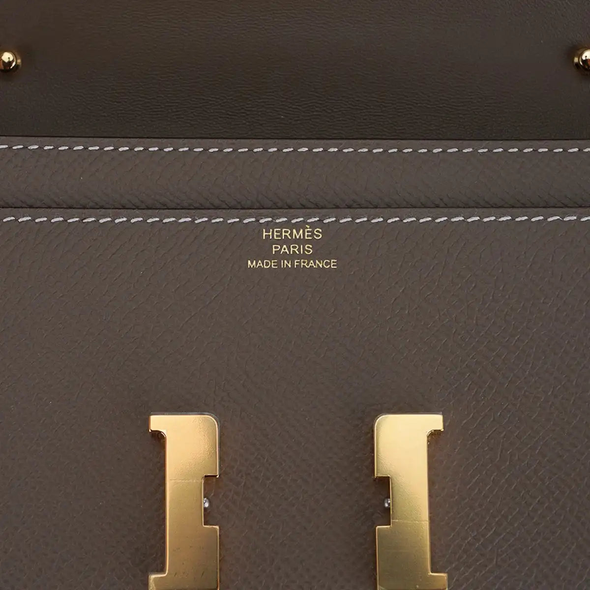 Hermes Constance Long  Wallet  Epsom with Gold Hardware