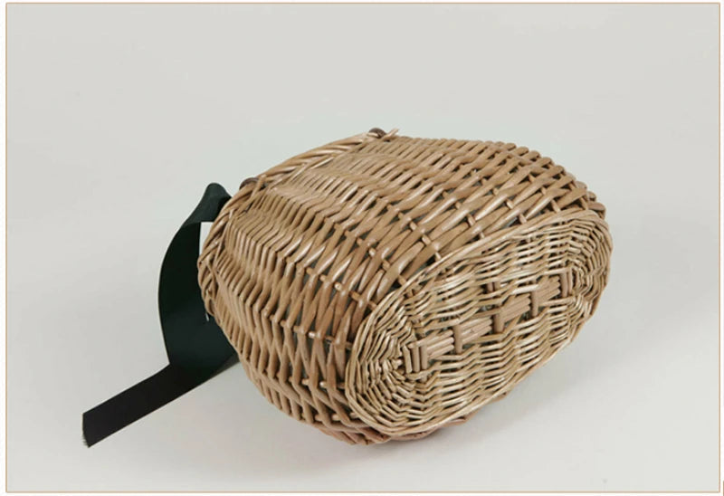 Straw Bag Basket  Woven