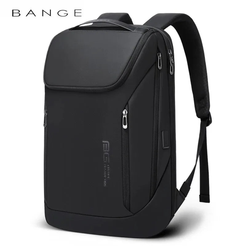 BANGE Waterproof Multi-Use Laptop Backpack For 15.6" Inch USB Charging Shockproof Business Briefcase Shoulder Bag For Man Women