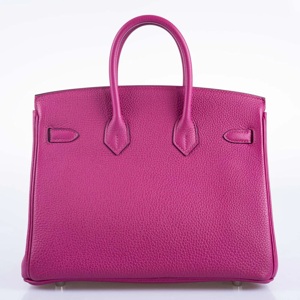 HERMÈS BIRKIN 25 ROSE POURPRE TOGO PALLADIUM HARDWARE