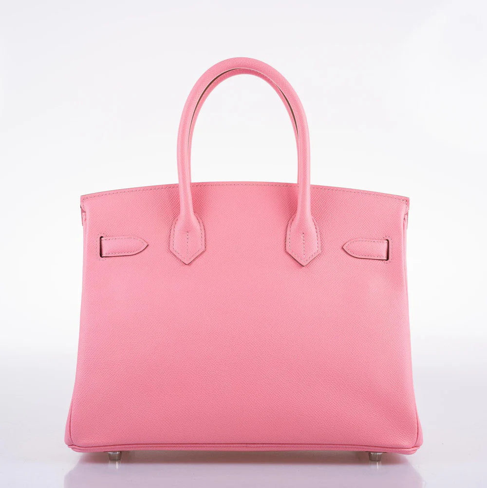 HERMÈS BIRKIN 30 ROSE CONFETTI EPSOM PALLADIUM HARDWARE