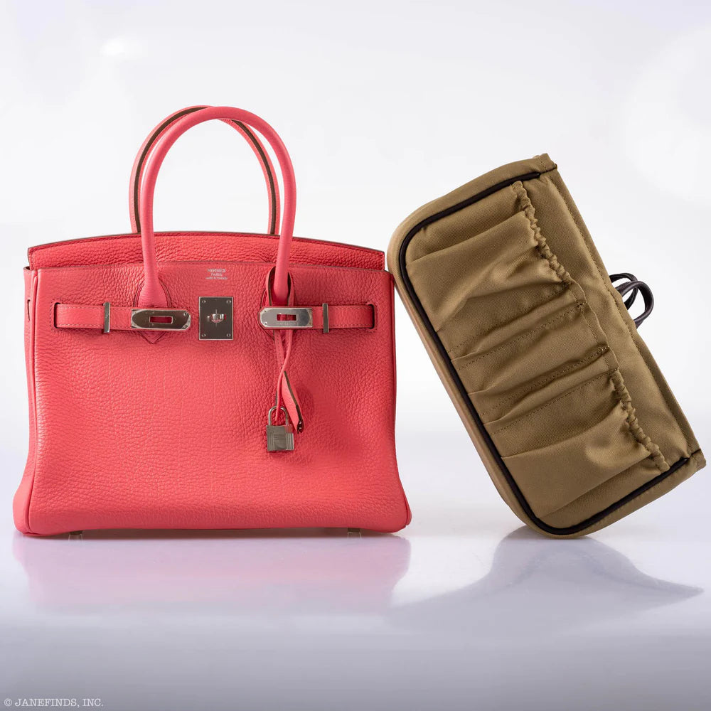 HERMÈS BIRKIN 30 ROSE LIPSTICK TOGO PALLADIUM HARDWARE