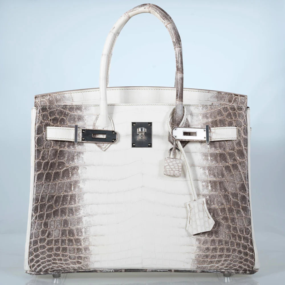 HERMÈS BIRKIN 30 MATTE BOUGAINVILLIER ALLIGATOR PALLADIUM HARDWARE (CoHERMÈS BIRKIN 30 WHITE HIMA NILO CROCODILE PALLADIUM HARDWAREpy)